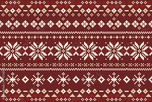 Festive pixel patterns holiday celebration digital art warm environment close-up view creative inspiration
