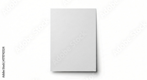 Wallpaper Mural Minimalist White Book Mockup on Clean Background Torontodigital.ca