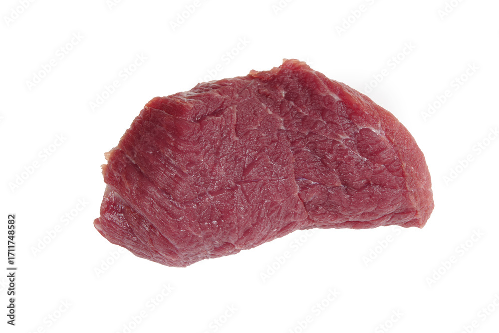 Fototapeta premium Raw meat on white background