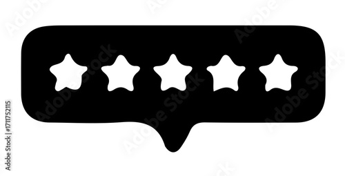 rating star icon review vector