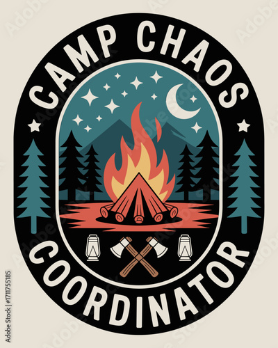 Camping Design vector