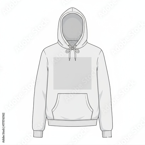 Hoodie Illustration for Custom Design