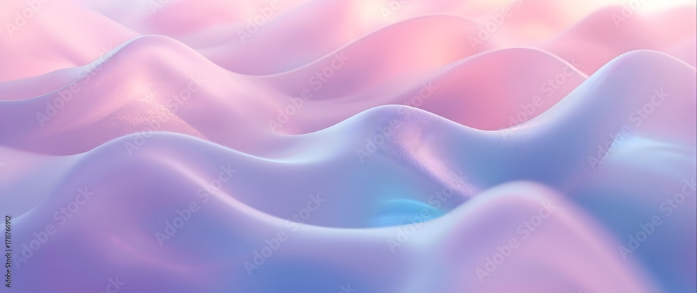 Obraz premium Abstract Pastel Waves of Soft, Flowing Texture
