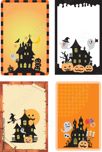 秋の可愛いハロウィンイラスト素材集
