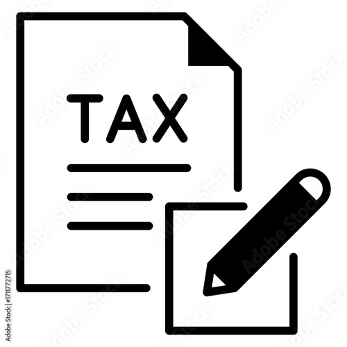 tax edit icon