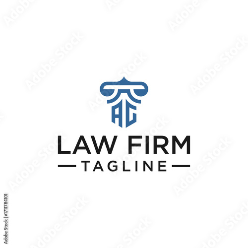 AG law logo design inspiration
