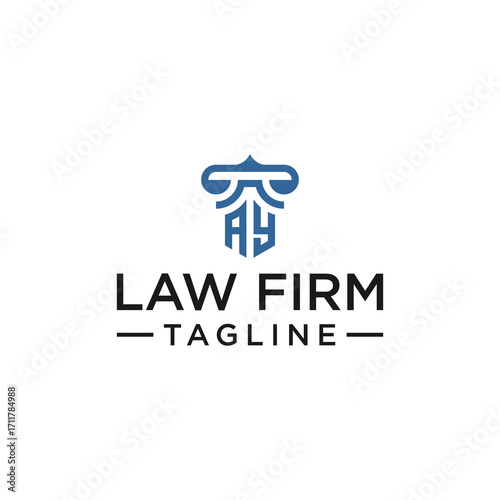 AY law logo design inspiration