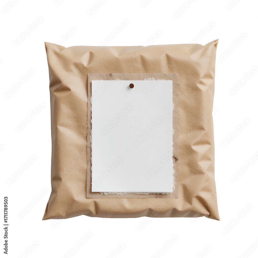 Fototapeta premium paper bag isolated on white