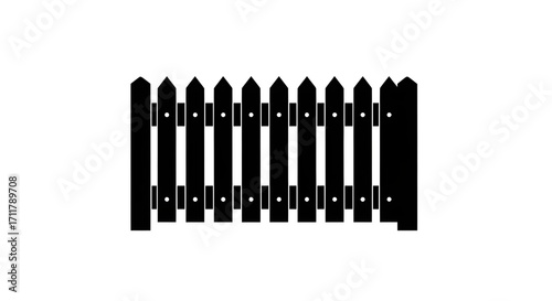 Fence silhouette