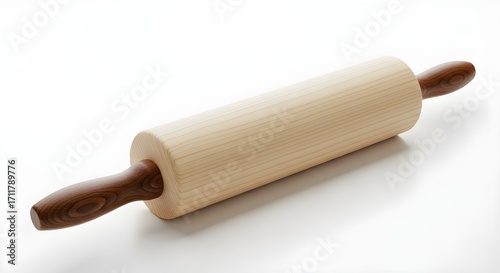 A rolling pin is