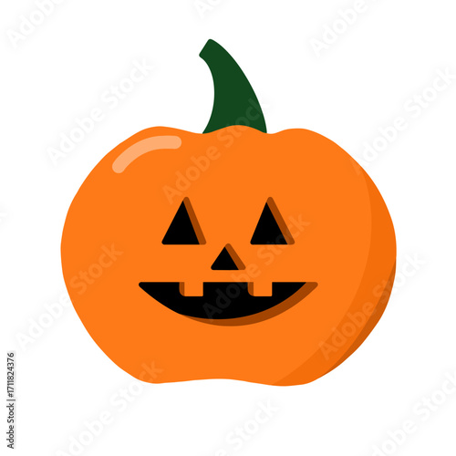 Pumpkin Jack O Lantern Vector Illustration