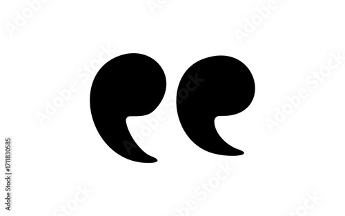 Hand Drawn Single Opening Quotation Mark