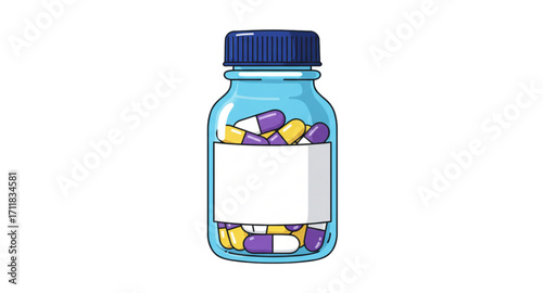 A bottle of medicine