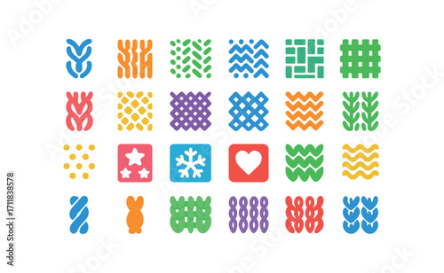 colorful flat vector icons Centerpieces (Scenes) table placing height checking balance fixing light testing cloth smoothing runner aligning card setting name pairing photo adding sprinkle.