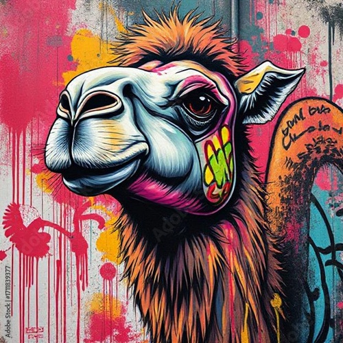 graffiti on the wall