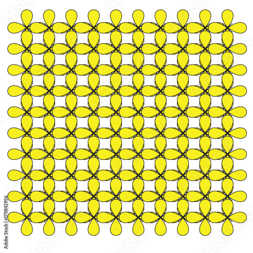 abstract background with yellow circles