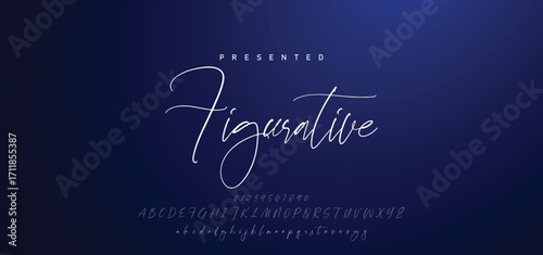 Hand drawn calligraphic vector font. Distress grunge texture. Modern script calligraphy type. ABC typography latin alphabet.