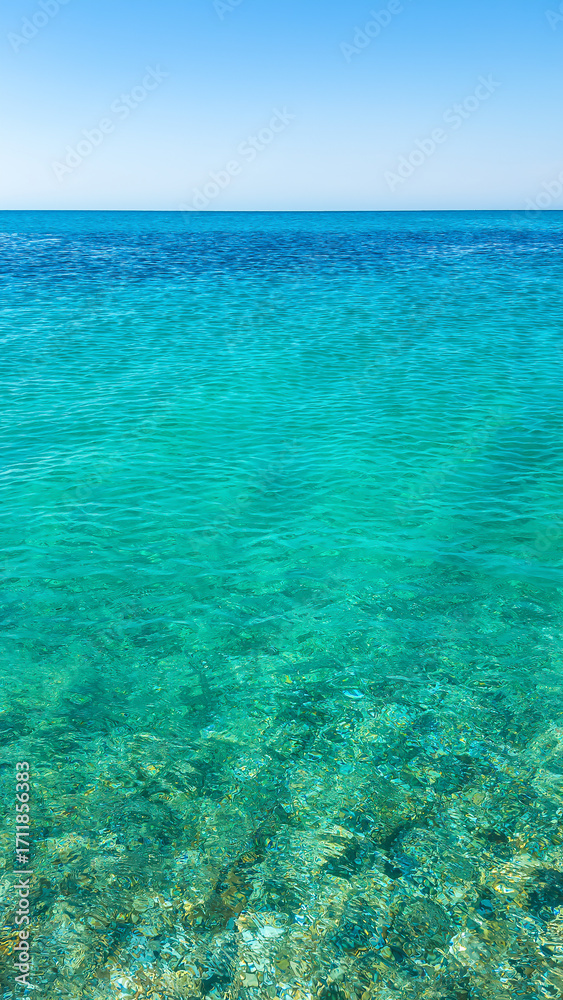 Fototapeta premium Travel Adventure – Diving in Turquoise Water, Greece