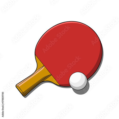 table tennis racket with ball emoji icon