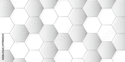 Seamless pattern with honeycomb hexagon geometric texture background. creative decorative element fabric. hexagon light creative digital concept vector surface grid .