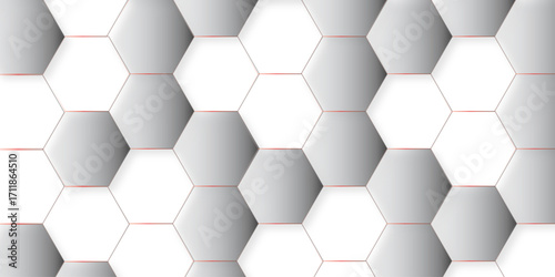 Seamless pattern with honeycomb hexagon geometric texture background. creative decorative element fabric. hexagon light creative digital concept vector surface grid .