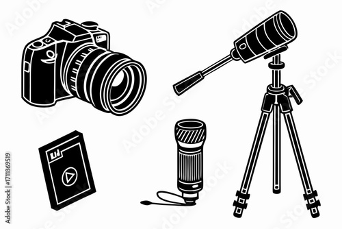Photography and Videography Equipment Collection.