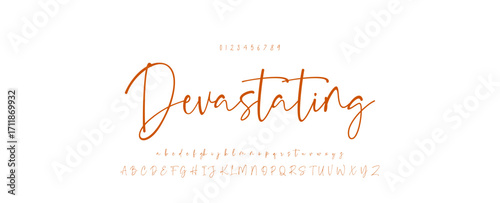 Signature Font Calligraphy Logotype Script Font Type Font lettering handwritten.
