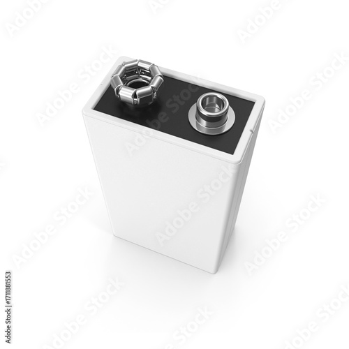 battery charger isolated on white