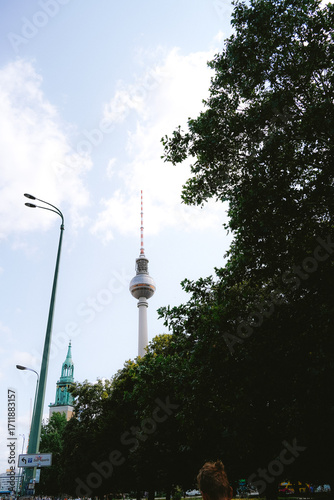Wallpaper Mural Berlin TV tower in Alexanderplatz centre Torontodigital.ca