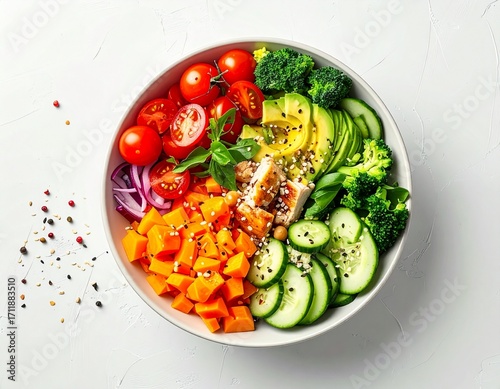 Colorfull foodplate