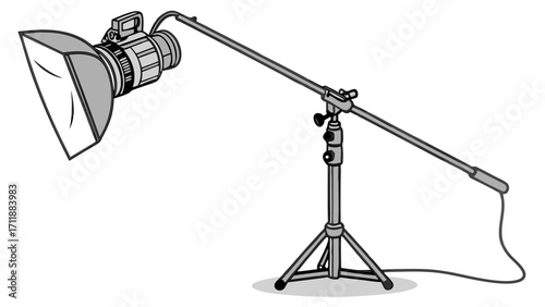 Studio Lighting Equipment Photography Lighting Setup Professional Photo Shoot Camera Lighting Tripod Light Stand Broadcast Lighting Film Production Movie Set Video Production Photo Studi.