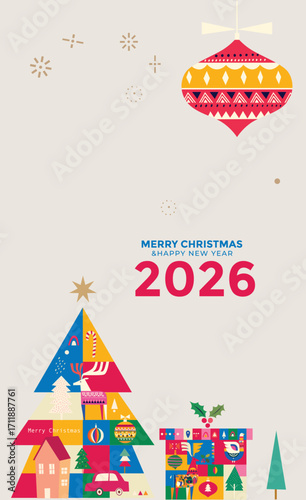 Scandinavian Folk Christmas and New Year 2026 Set