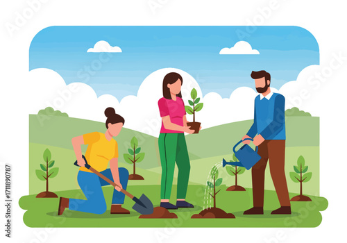 Planting Green Futures Together A Beautiful Day for Nature