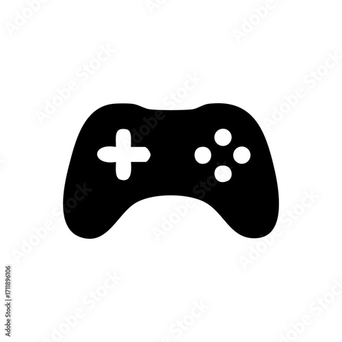 game controller isolated on white background