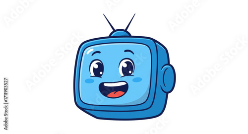 Blue TV and antenna
