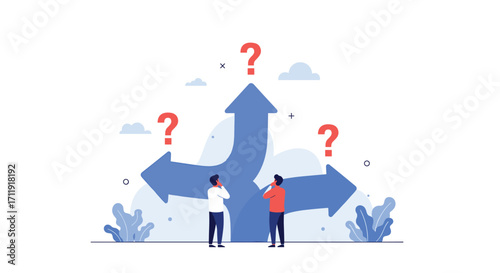 Making Important Choices People Face Crossroads and Questions.