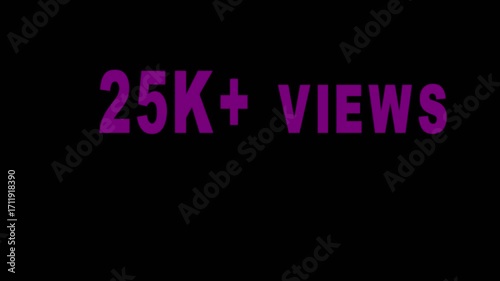 25k celebration neon text animation 4k video. Followers, like, subscribe, 25 light, typography video .90k followers Celebration text animation. 