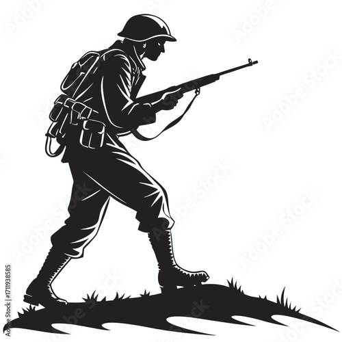hunter with shotgun