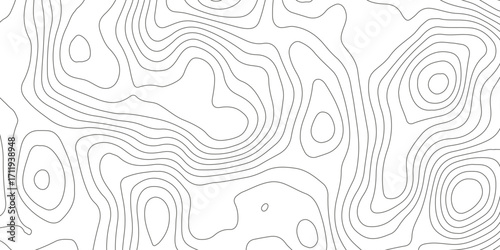 Topographic map background with geographic grid for hiking and mountain sport. luxury topographic wavy pattern and geographic grid map design. paper texture Imitation of a geographical map shade.