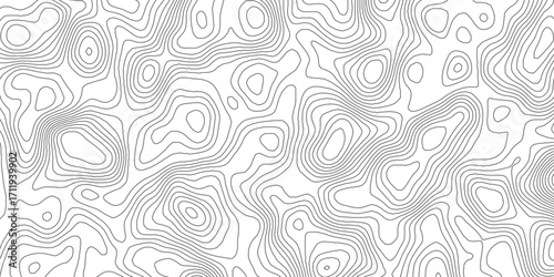 Topographic map background with geographic grid for hiking and mountain sport. luxury topographic wavy pattern and geographic grid map design. paper texture Imitation of a geographical map shade.