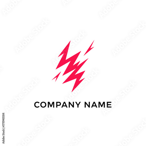 Striking Lightning Bolt Logo Design for Modern Tech Company.