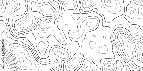 Topographic map background with geographic grid for hiking and mountain sport. luxury topographic wavy pattern and geographic grid map design. paper texture Imitation of a geographical map shade.