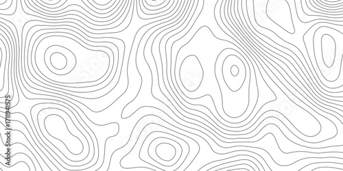 Topographic map background with geographic grid for hiking and mountain sport. luxury topographic wavy pattern and geographic grid map design. paper texture Imitation of a geographical map shades.