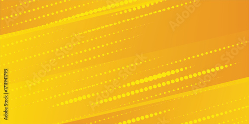 Tableau sur toile background design diagonal line pattern in yellow colour with dotted