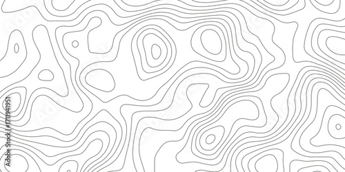 Topographic map background with geographic grid for hiking and mountain sport. luxury topographic wavy pattern and geographic grid map design. paper texture Imitation of a geographical map shades.
