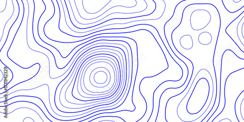 Topographic map background with geographic grid for hiking and mountain sport. luxury topographic wavy pattern and geographic grid map design. paper texture Imitation of a geographical map shades.