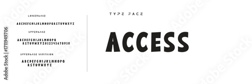 Cartoon audacious alphabet, playful uneven letters, bold geometric graffiti font for kid toy logo, youthful lettering, joyful headlines, and comic book typography. Vector typeset.