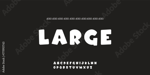 Cartoon audacious alphabet, playful uneven letters, bold geometric graffiti font for kid toy logo, youthful lettering, joyful headlines, and comic book typography. Vector typeset.