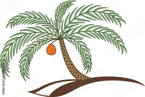 palm tree vector illustration