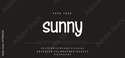 Playful cartoon Font, funky typeface for joyful brings life designs like children's artwork, birthday invitations, playful branding, and carnival typography. Vector typeset